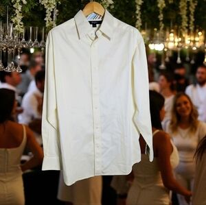 Sean John sz XL Cream Dress Shirt